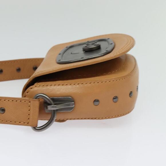 CELINE Shoulder Bag Leather Beige - Picture 4 of 12